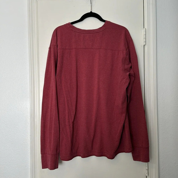 Men's Heather Red Wrangler Long Sleeve T-Shirt Size XL - Picture 4 of 8